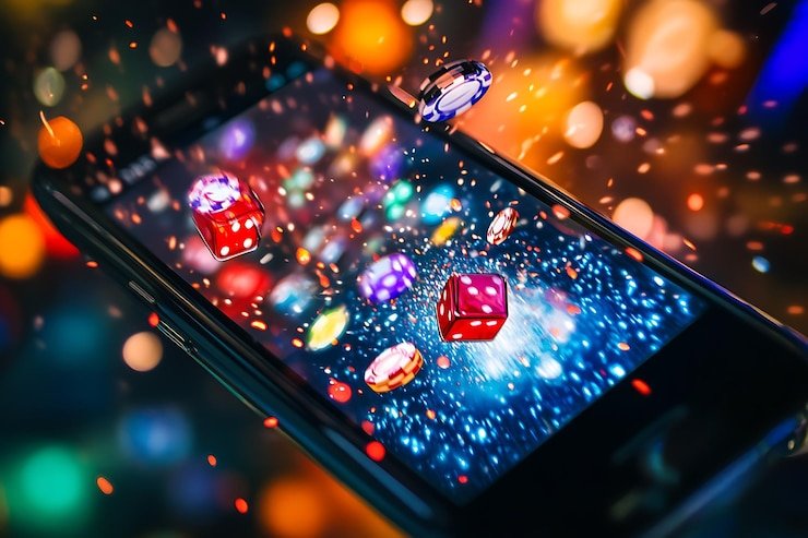 Pengguna menikmati live casino di perangkat smartphone dengan nyaman